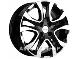 Khomen Wheels KHW1503 (Vesta) 6x15 4x100 ET50 60.1 Black-FP